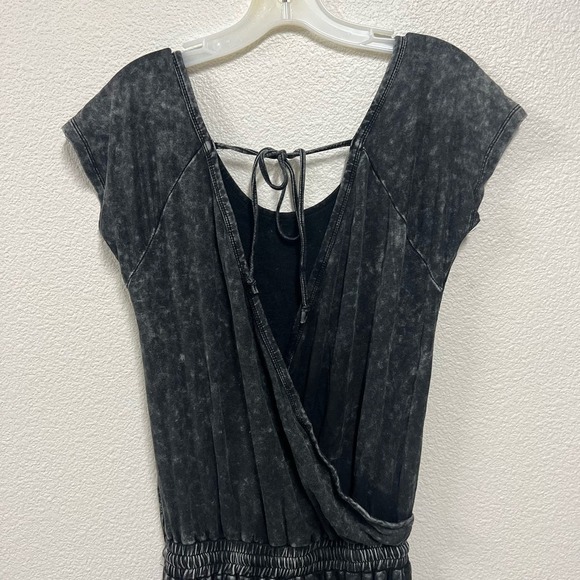 Promesa Women's True To You Vintage Washed Grey Drawstring Jumpsuit Size Small - Picture 9 of 12